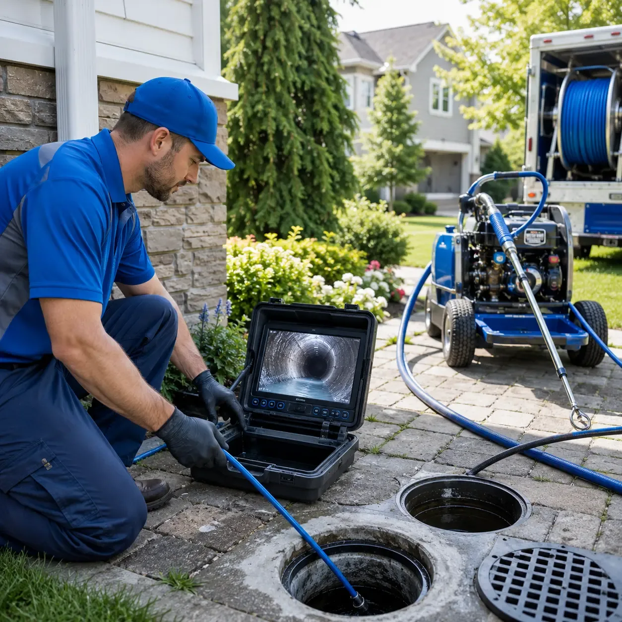 Outdoor drain cleaning professionals serving Sumner, GA